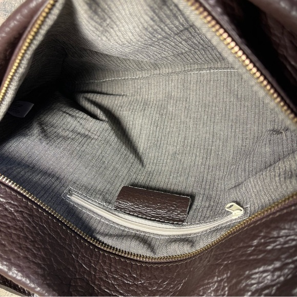 Studiomoda Italian Made Brown Large Designer Carryall Crossbody/tote - Picture 10 of 15